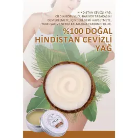 Incia Natural Coconut Oil Butter - Doğal Hindistan Cevizi Yağlı Nemlendirici 50ml - 2