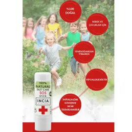 Incia Natural Fast Care Sos - Anlık Yatıştırıcı Etkili Stick 6g - 3