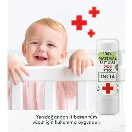 Incia Natural Fast Care Sos - Anlık Yatıştırıcı Etkili Stick 6gr - 2
