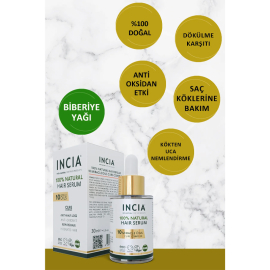 Incia Natural Hair Serum 10 Miracle Oils - Mucizevi Yağ Saç Bakım Serumu 30ml - 4