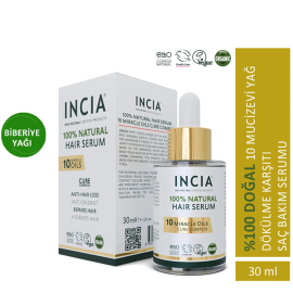 Incia Natural Hair Serum 10 Miracle Oils - Mucizevi Yağ Saç Bakım Serumu 30ml - 5
