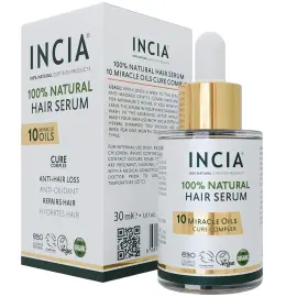 Incia Natural Hair Serum 10 Miracle Oils - Mucizevi Yağ Saç Bakım Serumu 30ml - 1
