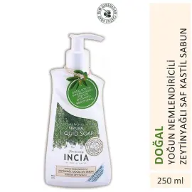 Incia Natural Liquid Soap Riche - Yoğun Nemlendiricili Zeytinyağlı Sıvı Sabun 250ml - 4