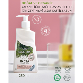 Incia Natural Liquid Soap - Zeytinyağlı Doğal Sıvı Sabun 250ml - 2
