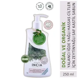 Incia Natural Liquid Soap - Zeytinyağlı Doğal Sıvı Sabun 250ml - 4