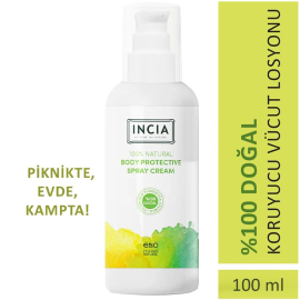 Incia Natural Protective Body Lotion - Doğal Koruyucu Vücut Losyonu 100ml - 5