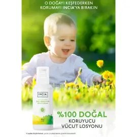 Incia Natural Protective Body Lotion - Doğal Koruyucu Vücut Losyonu 100ml - 4