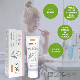 Incia Natural Toothpaste - Karışık Meyve Aromalı Bebek Diş Macunu 50ml - 3