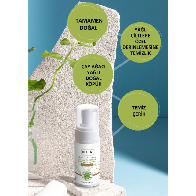 Incia Sebium Control Foaming Facial Cleanser - Yüz Temizleme Köpüğü 125ml - 5