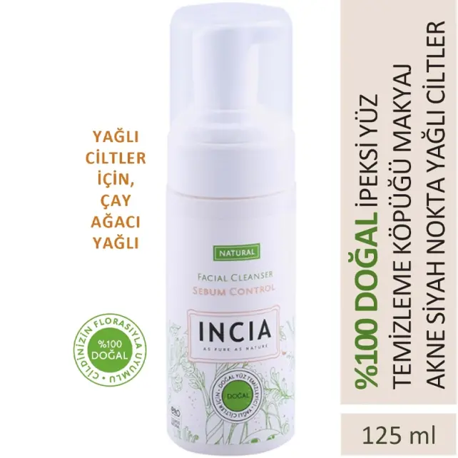 Incia Sebium Control Foaming Facial Cleanser - Yüz Temizleme Köpüğü 125ml - 2