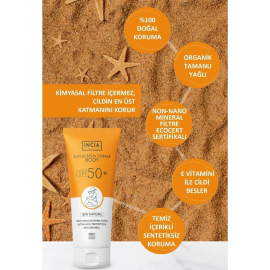 Incia Sunscreen Body Cream SPF 50+ Vücut Güneş Kremi 150ml - 3
