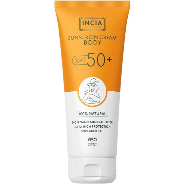 Incia Sunscreen Body Cream SPF 50+ Vücut Güneş Kremi 150ml - 1