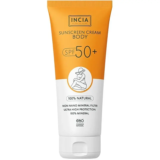 Incia Sunscreen Body Cream SPF 50+ Vücut Güneş Kremi 150ml - 1