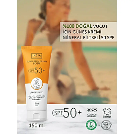 Incia Sunscreen Body Cream SPF 50+ Vücut Güneş Kremi 150ml - 2