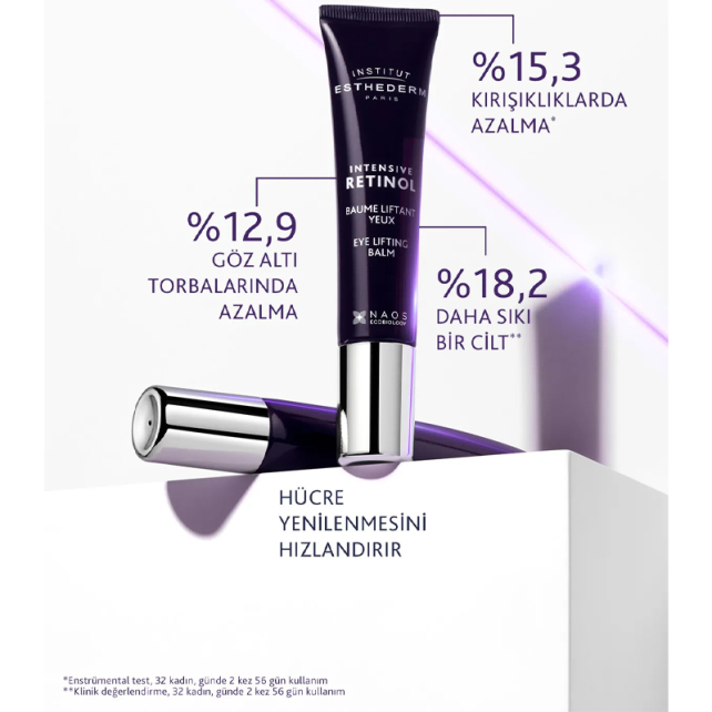 Institut Esthederm Intensive Retinol Eye Lifting Balm - Göz Çevresi Bakım Balmı 15ml - 3