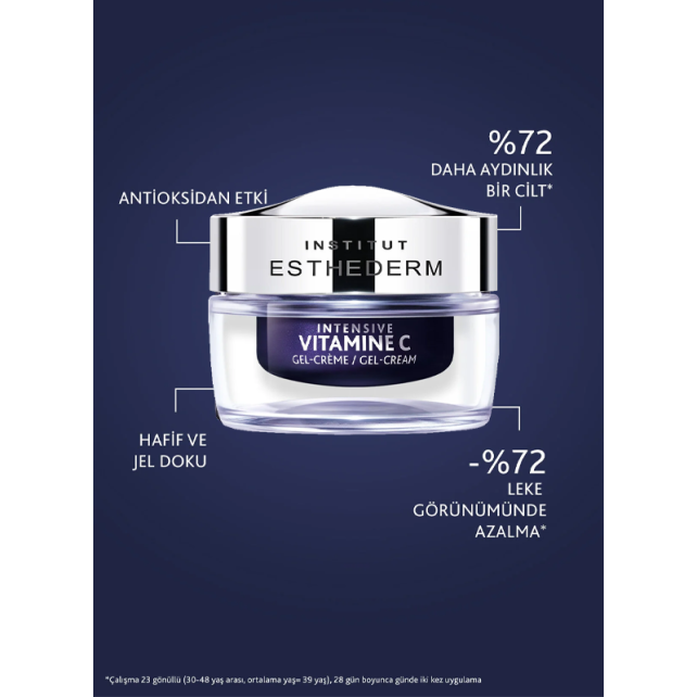 Institut Esthederm Intensive Vitamine C Gel Cream - Anti Aging Bakım Kremi 50ml - 3