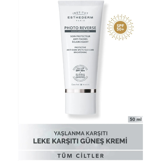 Institut Esthederm Photo Reverse Cream - Lekeli Ciltler İçin Güneş Kremi 50ml - 4