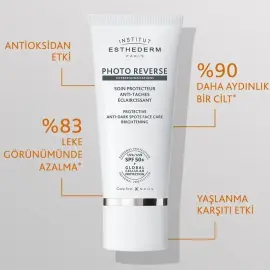 Institut Esthederm Photo Reverse Cream - Lekeli Ciltler İçin Güneş Kremi 50ml - 2