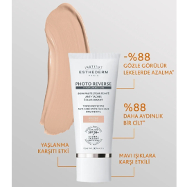 Institut Esthederm Photo Reverse Tinted - Renkli Nemlendirici Light Beige 50ml - 2