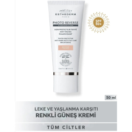Institut Esthederm Photo Reverse Tinted - Renkli Nemlendirici Light Beige 50ml - 3