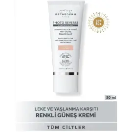 Institut Esthederm Photo Reverse Tinted - Renkli Nemlendirici Light Beige 50ml - 3