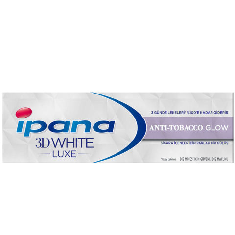 İpana 3D White Luxe Anti-Tobacco Glow - Beyazlatıcı Diş Macunu 75ml İpana 3D White Luxe Anti-Tobacco Glow - Beyazlatıcı Diş Macunu 75ml