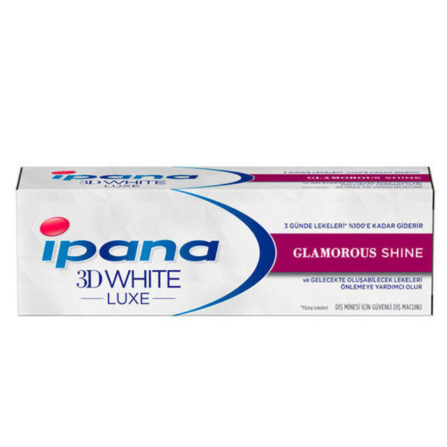 İpana 3D White Luxe Glamorous Shine Diş Macunu 75ml İpana 3D White Luxe Glamorous Shine Diş Macunu 75ml