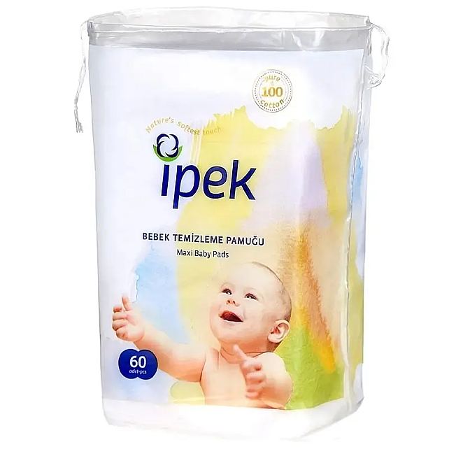 İpek Hidrofil Maxi Bebek Pedi 60 Adet - 1