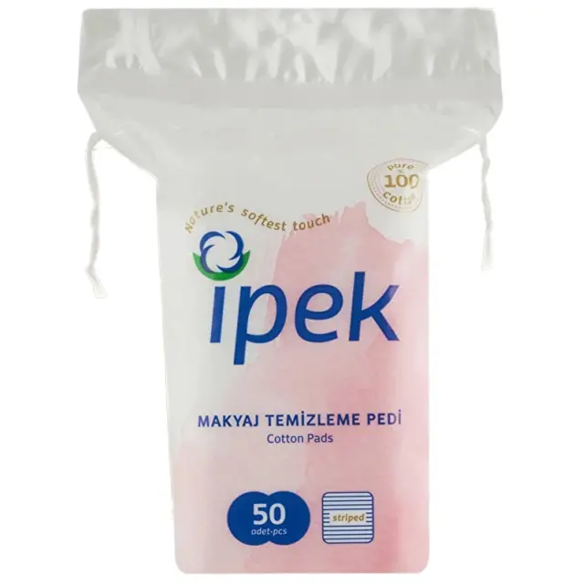 İpek Makyaj Temizleme Pedi Kare 50 Adet - 1