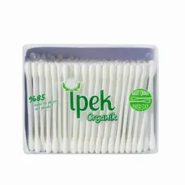 İpek Organik Kulak Temizleme Pamuğu 200 Adet - İpek Pamuk