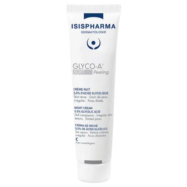 Isis Pharma Glyco-A Soft Peeling Night Cream - Peelig Etkili Gece Kremi 30ml - 1