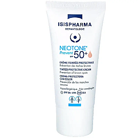 Isis Pharma Neotone Prevent SPF 50+ Tinted Cream - Renkli Güneş Kremi Orta 30ml - Isis Pharma