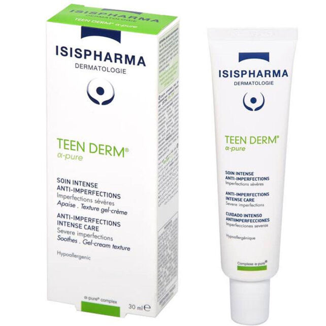 Isis Pharma Teen Derm Alpha Pure - Yağlı Cilt Bakım Kremi 30ml - 1