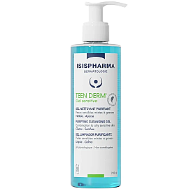 Isis Pharma Teen Derm Gel Sensitive Cleansing Gel - Temizleme Jeli 250ml - Isis Pharma