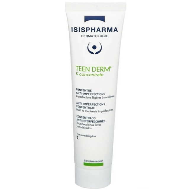 Isis Pharma Teen Derm K Concentrate - Yağlı Cilt Bakım Kremi 30ml - 1