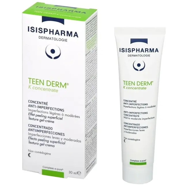 Isis Pharma Teen Derm K Concentrate - Yağlı Cilt Bakım Kremi 30ml - 2