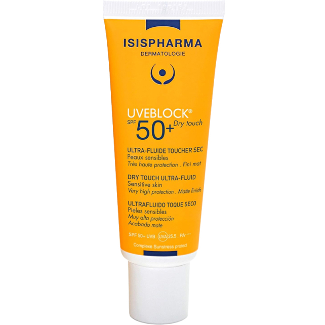 Isis Pharma Uveblock Dry Touch Ultra Fluid SPF 50+ Güneş Koruyucu 40ml - 1