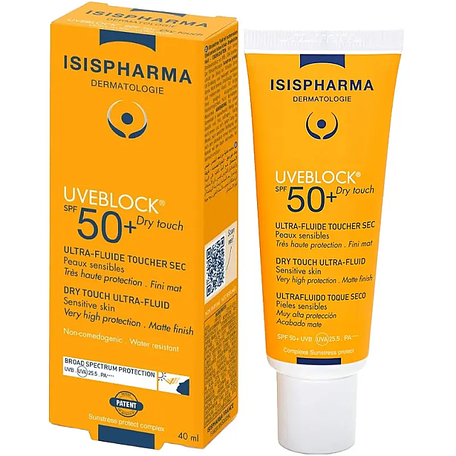 Isis Pharma Uveblock Dry Touch Ultra Fluid SPF 50+ Güneş Koruyucu 40ml - 2
