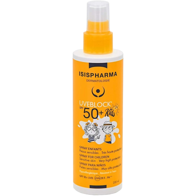 Isis Pharma Uveblock Kids Spray SPF 50+ Çocuk Güneş Koruyucu Sprey 200ml - 1