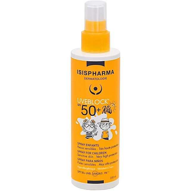 Isis Pharma Uveblock Kids Spray SPF 50+ Çocuk Güneş Koruyucu Sprey 200ml - 1