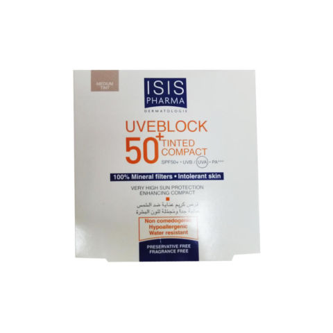 Isıs Pharma Uveblock SPF50 Tinted Compact Medium 10gr Isıs Pharma Uveblock SPF50 Tinted Compact Medium 10gr
