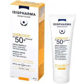 Isis Pharma Uveblock Mineral Cream SPF 50+ Mineral Güneş Koruyucu 40ml - 2