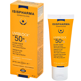 Isis Pharma Uveblock Tinted Fluid SPF 50+ Renkli Güneş Koruyucu Claire 40ml - 2