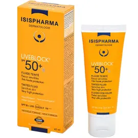 Isis Pharma Uveblock Tinted Fluid SPF 50+ Renkli Güneş Koruyucu Claire 40ml - 2