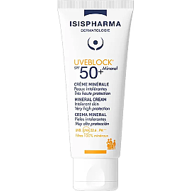 Isis Pharma Uveblock Tinted Mineral Cream SPF 50+ Renkli Mineral Güneş Koruyucu 40ml - Isis Pharma