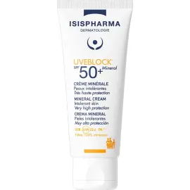 Isis Pharma Uveblock Tinted Mineral Cream SPF 50+ Renkli Mineral Güneş Koruyucu 40ml - Isis Pharma