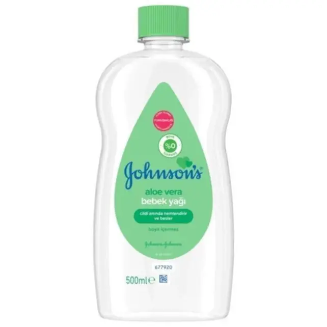 Johnson & Johnson Aloe Vera Bebek Yağı 500ml - 1