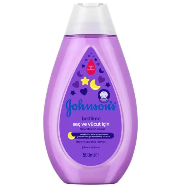 Johnson & Johnson Bedtime Saç ve Vücut Şampuanı 500ml - 1
