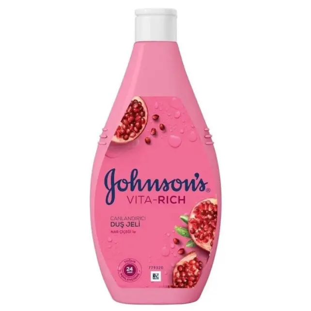 Johnson & Johnson Vitra Rich Canlandırıcı Duş Jeli - Nar Çiçeği 400ml - 1