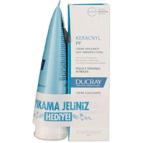 Ducray Keracnyl PP Creme 30ml & Ducray Keracnyl Foaming Gel 100ml Hediye Ducray Keracnyl PP Creme 30ml & Ducray Keracnyl Foaming Gel 100ml Hediye